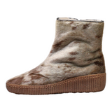 RIEKER Snow Boots Brown Synthetic Mens UK 9.5