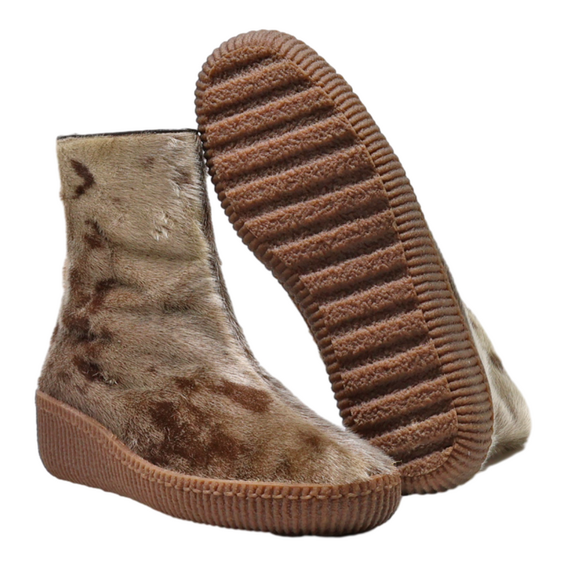 RIEKER Snow Boots Brown Synthetic Mens UK 9.5