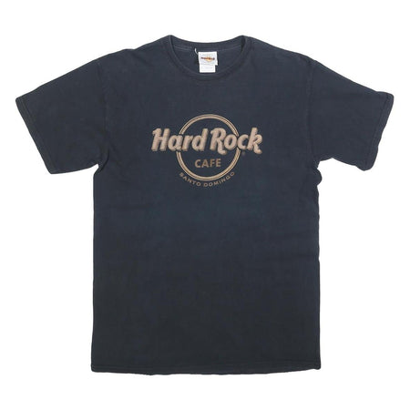 HARD ROCK CAFE Mens Black Santo Domingo Graphic T-Shirt M Short Sleeve Crew Neck