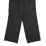 DICKIES Mens Black Regular Fit Straight Leg Trousers W33 L30 Durable Workwear