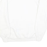JERZEES Womens White Irish Grandmoms Crew Neck L Sweatshirt Cotton Blend