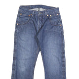 LEVIS 514 Mens Jeans Blue Slim Straight Denim Medium W29 L25 Classic Style