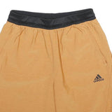 ADIDAS Mens Shorts Yellow & Black Casual Athletic S W26 Sportswear
