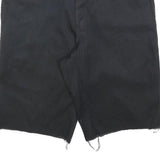 DICKIES Mens Black Casual Shorts L W36 Cotton Blend Relaxed Fit Workwear
