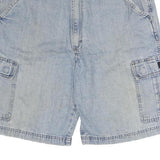 WRANGLER Mens Shorts Blue Cargo Cotton M W34 Casual Pockets