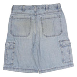 WRANGLER Mens Shorts Blue Cargo Cotton M W34 Casual Pockets