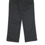 DICKIES Mens Polyester Blend Black Classic Straight Trousers W31 L30 Workwear