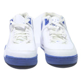 NIKE Air Flight Lite Mens White & Blue Leather Mid Top Trainers UK 7.5