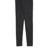 LEVI'S Womens Black Slim Skinny Denim W25 L32 Zip Cotton Blend Stretch Jeans