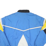 ZOLLINGER Mens Blue Yellow Black White Colourblock Zip Jacket 3XL Polyester