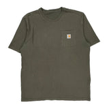 Carhartt T-Shirt - XL Green Cotton