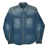 Wrangler Denim Shirt - XL Blue Denim