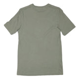 ADIDAS Mens Green Crew Neck Short Sleeve Graphic T-Shirt S Cotton Blend Logo