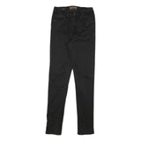 DIESEL Womens Jeans Black Slim Skinny Denim Woven W24 L28 Zip Cotton Blend