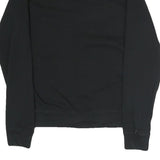 NIKE Mens Black Crew Neck Sweatshirt M Cotton Comfort Casual Pullover