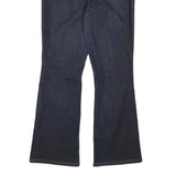 TOMMY HILFIGER Womens Jeans Blue Regular Flared Denim Dark W32 L29 Stylish