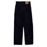 Levis Cord Trousers - 24″ Waist Black Corduroy