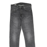 LEVI'S 512 BIG E Mens Jeans Grey Regular Skinny Denim Medium W29 L30 Zip Closure
