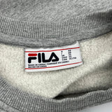 Fila Sweatshirt - XL Grey Cotton Blend