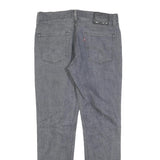 LEVI'S 511 Slim Mens Jeans Grey Slim Skinny Denim Raw W34 L32 Zip Cotton Blend