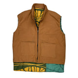 Unbranded Reversible Workwear Gilet - Large Multicoloured Cotton