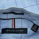 Tommy Hilfiger Checked Shirt - Medium Blue Cotton