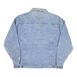 VENEZIA Womens Blue Denim Jacket XL Cotton Blend Classic Button Closure Casual