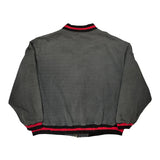 Thunder Swingster Nascar Bomber Jacket - 2XL Gray Cotton Blend