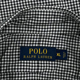 Polo By Ralph Lauren Shirt - XL Black & White Cotton