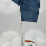 Wrangler Denim Shorts - 34W 10L Blue Cotton