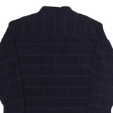 CACHE CREEK Mens Blue Plain Cotton Shirt L Long Sleeve Button Collar