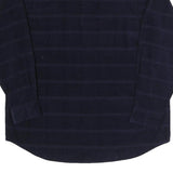 CACHE CREEK Mens Blue Plain Cotton Shirt L Long Sleeve Button Collar