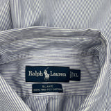 Blake Ralph Lauren Striped Shirt - XL Blue Cotton