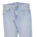 LEVI'S Mens Jeans Blue Regular Straight Denim Light W36 L21 Cotton Blend Zip