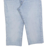 LEVI'S Mens Jeans Blue Regular Straight Denim Light W36 L21 Cotton Blend Zip