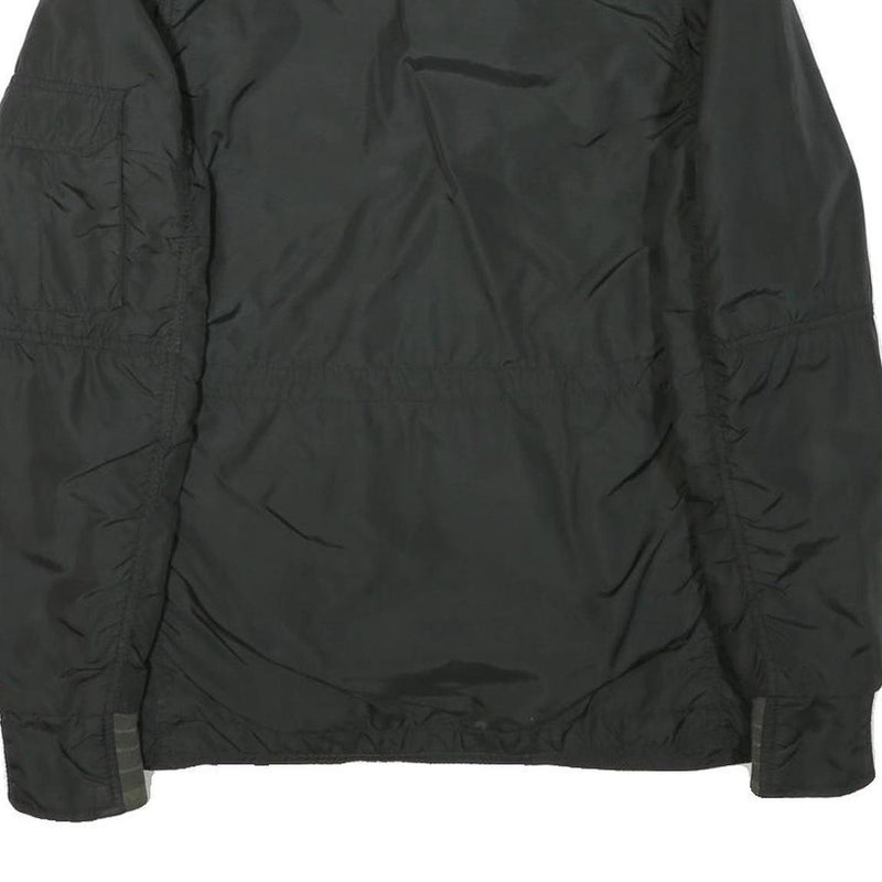 TOMMY HILFIGER Mens Black Hilfiger Denim Jacket M Polyester Blend Zip Casual