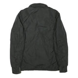 TOMMY HILFIGER Mens Black Hilfiger Denim Jacket M Polyester Blend Zip Casual