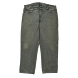 Dickies Carpenter Trousers - 36W 30L Grey Cotton
