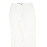 CHRISTOPHER & BANKS Womens White Regular Straight Trousers W28 L30 Cotton Blend