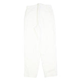 CHRISTOPHER & BANKS Womens White Regular Straight Trousers W28 L30 Cotton Blend