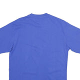 NIKE Mens Blue Graphic T-Shirt M Short Sleeve Crew Neck World Map Print