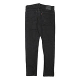 LEVI'S Mens Slim Black Denim Slim Jeans W30 L27 Casual Stylish Zip Closure