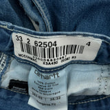 Dungaree Fit Carhartt Double Knee Carpenter Pants - 36W 32L Blue Cotton