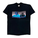Single Stitch University Of Arizona Stedmans College T-Shirt - Large Black Cotton