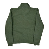 Polo By Ralph Lauren 1/4 Zip - Large Green Wool