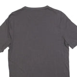 HUGO BOSS Mens Grey Cotton Blend T-Shirt L Short Sleeve Crew Neck Minimal Logo
