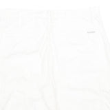 CALVIN KLEIN JEANS Mens White Cargo Cotton Shorts M W32 Casual Summer Wear