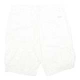CALVIN KLEIN JEANS Mens White Cargo Cotton Shorts M W32 Casual Summer Wear