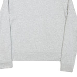 PUMA Mens Grey 1/4 Zip Sweatshirt S Cotton Blend Pullover Casual Activewear