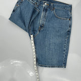 Levis Denim Shorts - 33W 10L Blue Cotton